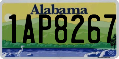 AL license plate 1AP8267