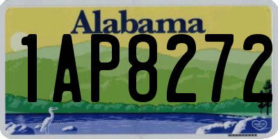 AL license plate 1AP8272