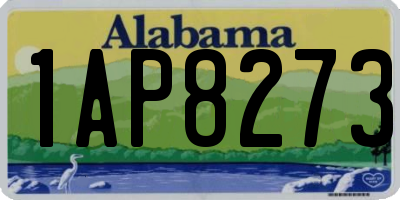 AL license plate 1AP8273