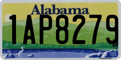 AL license plate 1AP8279