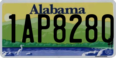 AL license plate 1AP8280