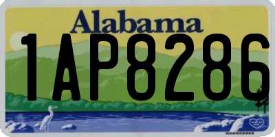 AL license plate 1AP8286