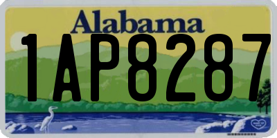 AL license plate 1AP8287
