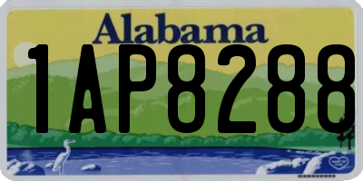 AL license plate 1AP8288