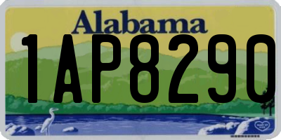 AL license plate 1AP8290