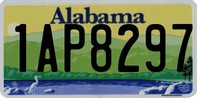 AL license plate 1AP8297