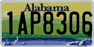 AL license plate 1AP8306