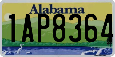 AL license plate 1AP8364