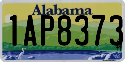 AL license plate 1AP8373
