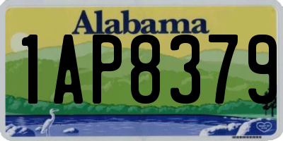AL license plate 1AP8379