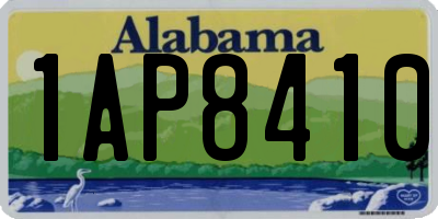 AL license plate 1AP8410