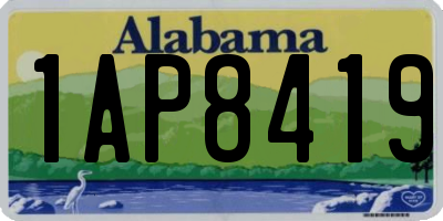 AL license plate 1AP8419