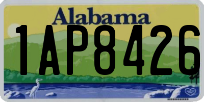 AL license plate 1AP8426