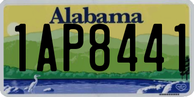 AL license plate 1AP8441