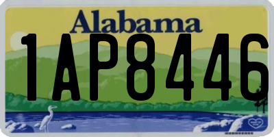 AL license plate 1AP8446