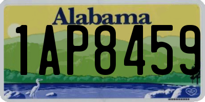 AL license plate 1AP8459