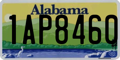 AL license plate 1AP8460