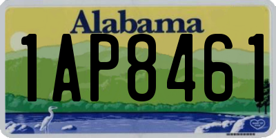AL license plate 1AP8461