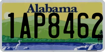 AL license plate 1AP8462