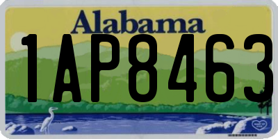 AL license plate 1AP8463