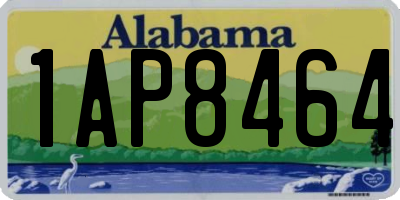 AL license plate 1AP8464
