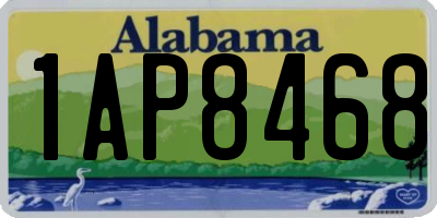 AL license plate 1AP8468