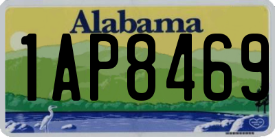 AL license plate 1AP8469