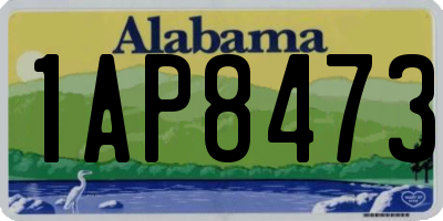 AL license plate 1AP8473