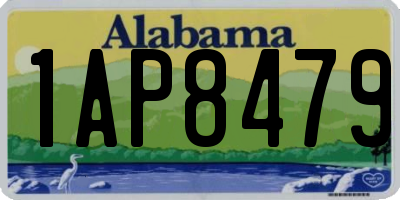 AL license plate 1AP8479