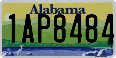 AL license plate 1AP8484