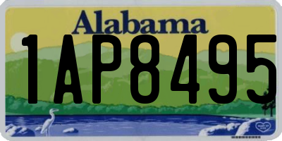 AL license plate 1AP8495