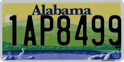 AL license plate 1AP8499