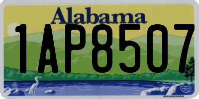 AL license plate 1AP8507