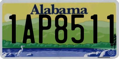 AL license plate 1AP8511