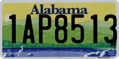 AL license plate 1AP8513