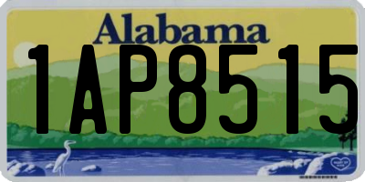 AL license plate 1AP8515