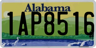 AL license plate 1AP8516