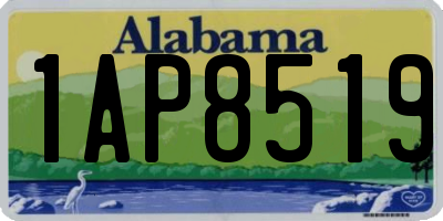 AL license plate 1AP8519