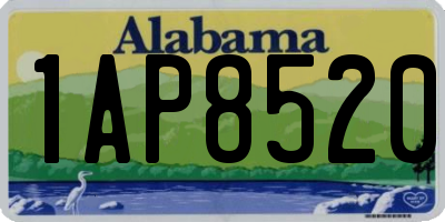 AL license plate 1AP8520