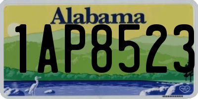 AL license plate 1AP8523