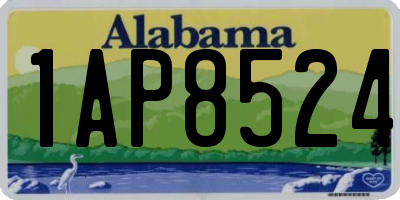 AL license plate 1AP8524