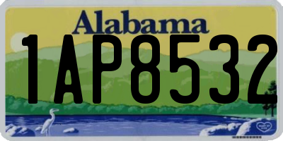 AL license plate 1AP8532