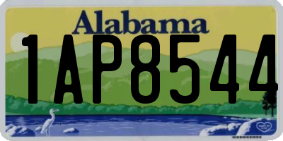 AL license plate 1AP8544