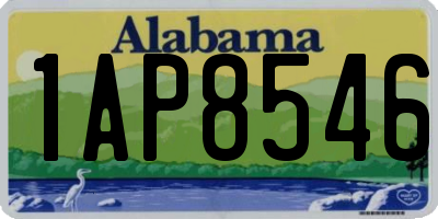 AL license plate 1AP8546