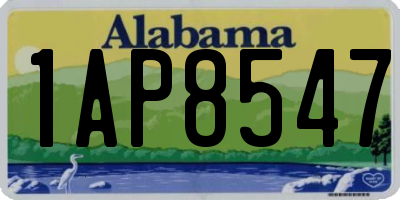 AL license plate 1AP8547