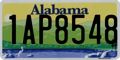 AL license plate 1AP8548