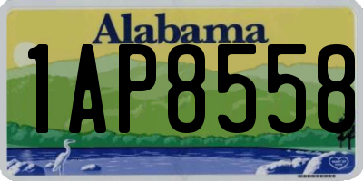 AL license plate 1AP8558