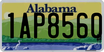 AL license plate 1AP8560