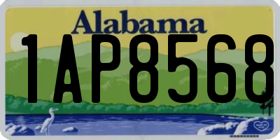 AL license plate 1AP8568