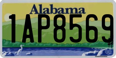 AL license plate 1AP8569